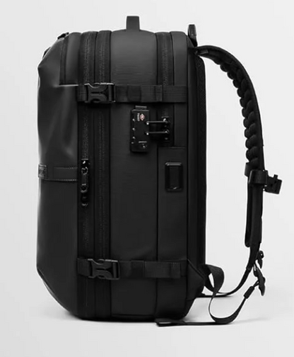 Vacuum Compression Travel Backpack with USB-C & Anti-Theft Design